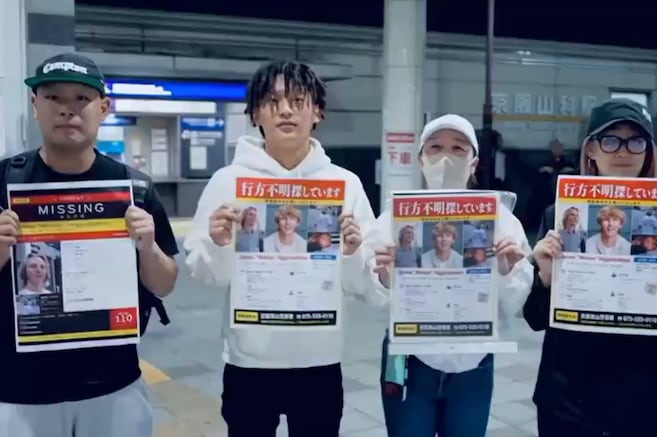 Estudiante estadounidense desapareció en Japón y ciudadanos lideran su búsqueda