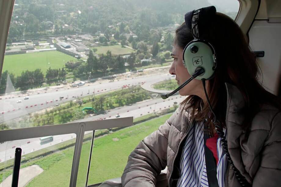 Ministra de Transporte durante el dispositivo del fin de semana festivo de reyes. / Cortesía - MinTransporte