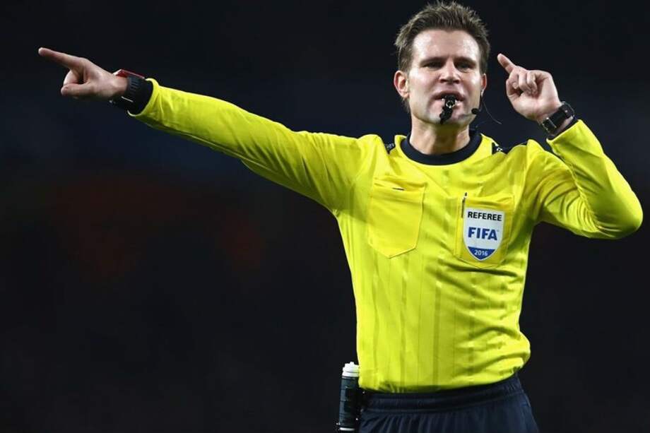 Felix Brych será el central de la final de la Liga de Campeones. / AFP