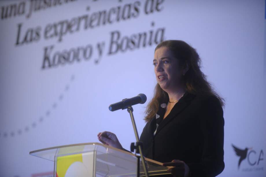 Fidelma Donlon, experta en la creación y consolidación de tribunales internacionales. / Cristian Garavito - El Espectador.