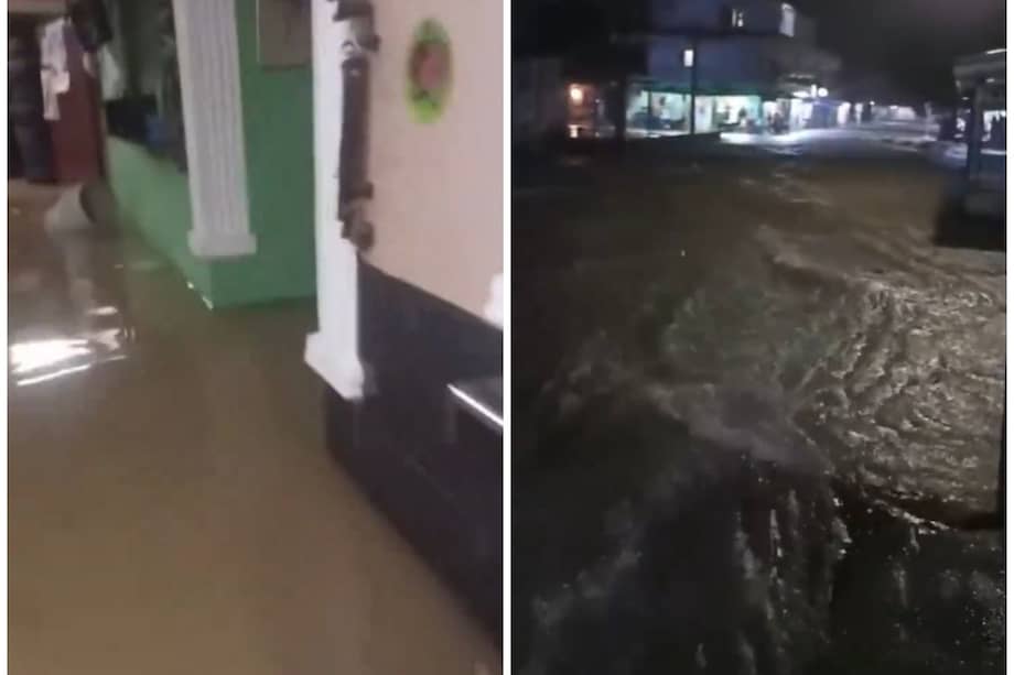 Intensas lluvias dejaron más de 15 barrios inundados y familias afectadas.