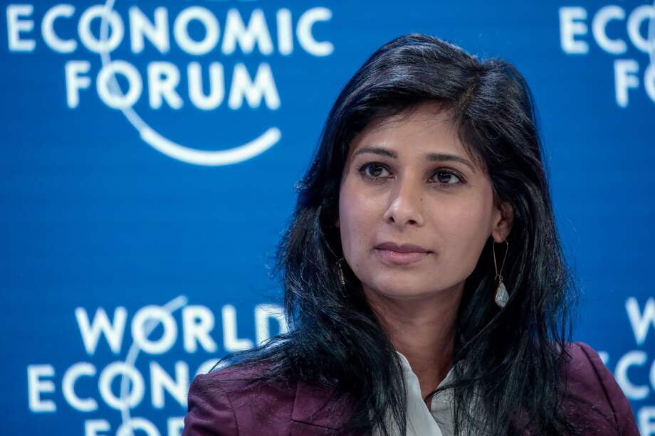 Gita Gopinath, economista jefe del Fondo Monetario Internacional.