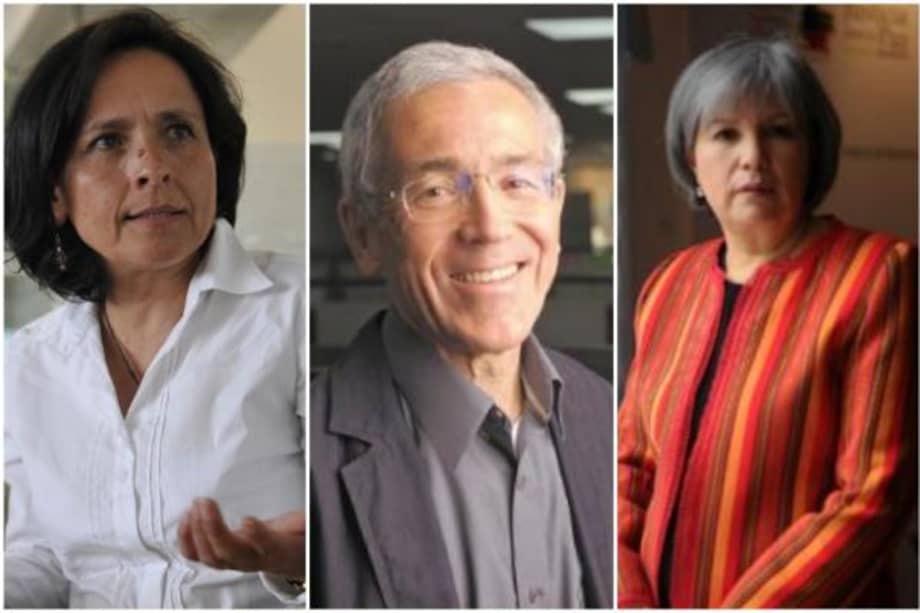 Patricia Linares, presidenta de la JEP, y Francisco de Roux, presidente de la Comisión de la Verdad. / El Espectador.