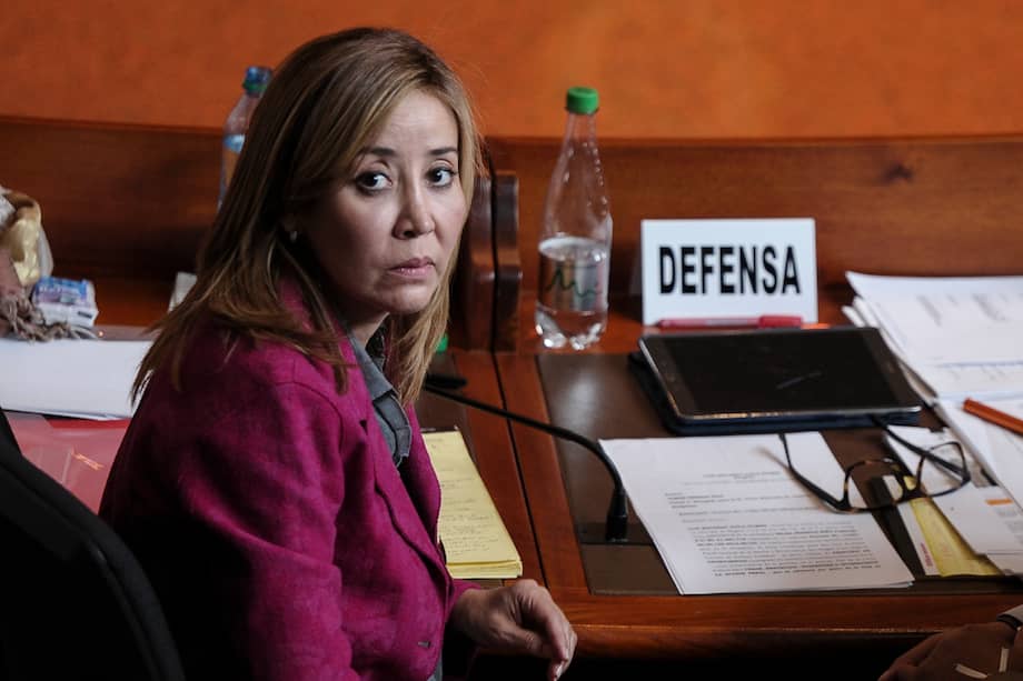 La exfiscal asegura que la Corte Suprema no le ha dado los permisos para hablar con los medios de comunicación. / Mauricio Alvarado - El Espectador.