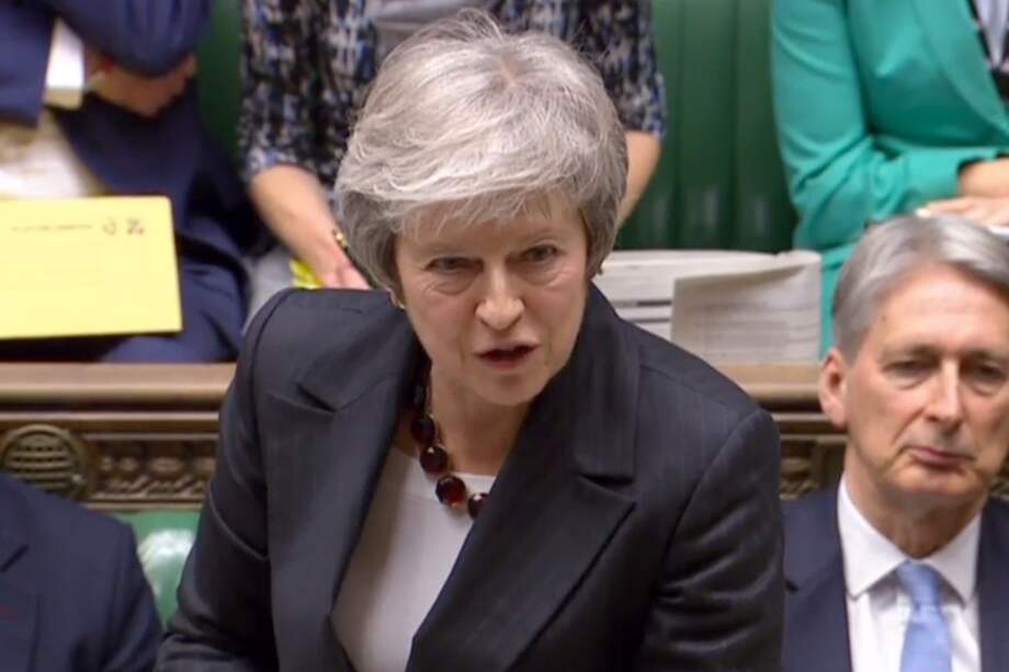 Theresa May, primera ministra británica. / AFP