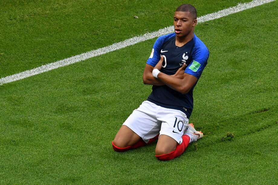 Mbappé, delantero del PSG. / AFP