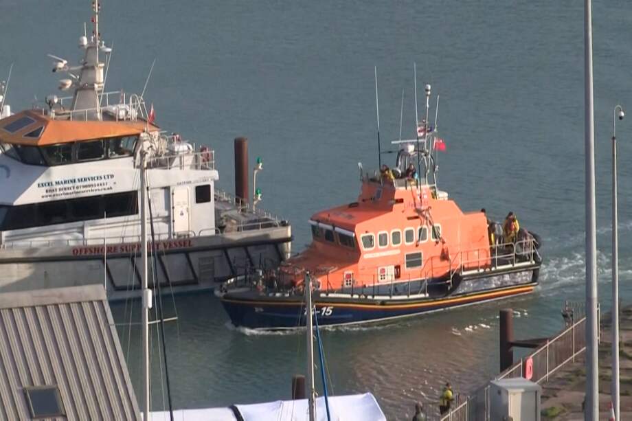 Naufragio de migrantes en en Canal de la Mancha.