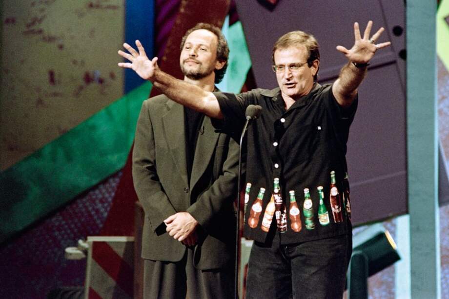 Billy Crystal y Robin Williams en 1995.