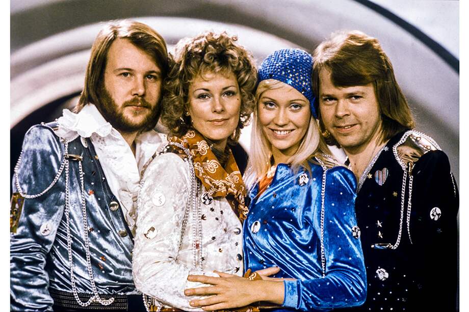 Imagen del grupo Abba tomada en 1974. / AFP