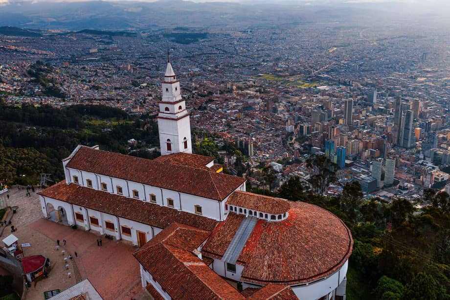 Panorámica de Bogotá desde Monserrate