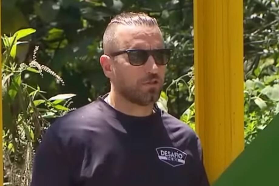 Sebastián Martino con sus tradicionales gafas oscuras en el 'Desafío'.