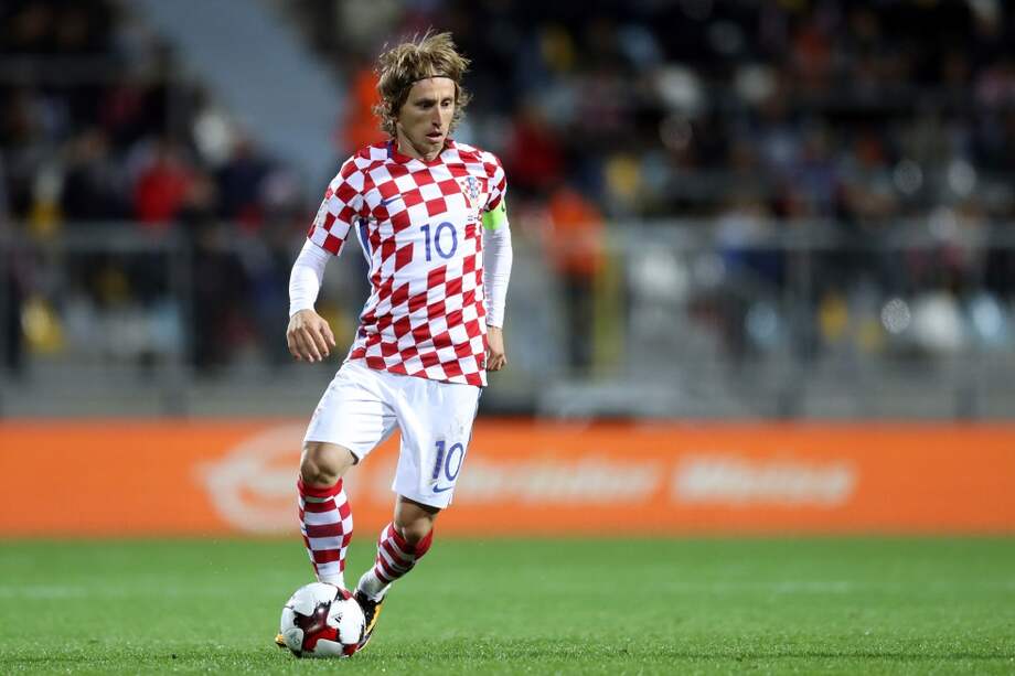 Luka Modric comandará la selección de Croacia en su partido de este viernes frente a Grecia, por el repechaje europeo a Rusia 2018. / AFP