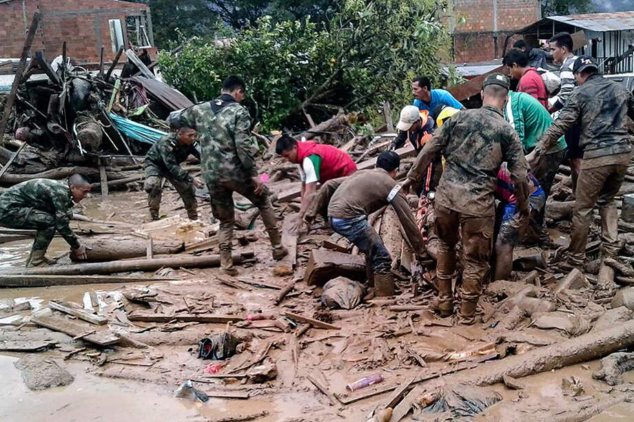 Según la Unidad Nacional para la Gestión de Riesgo de Desastres hay un total de 203 heridos. / AFP