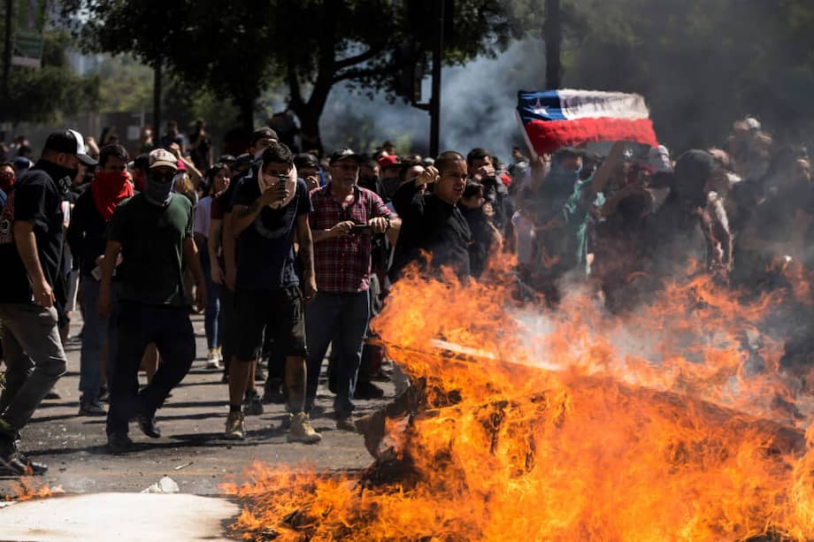 Chile es un país que, a pesar de su prosperidad económica, mantiene una grave situación de desigualdad social que ha terminado por aflorar en estos días. / Foto: EFE