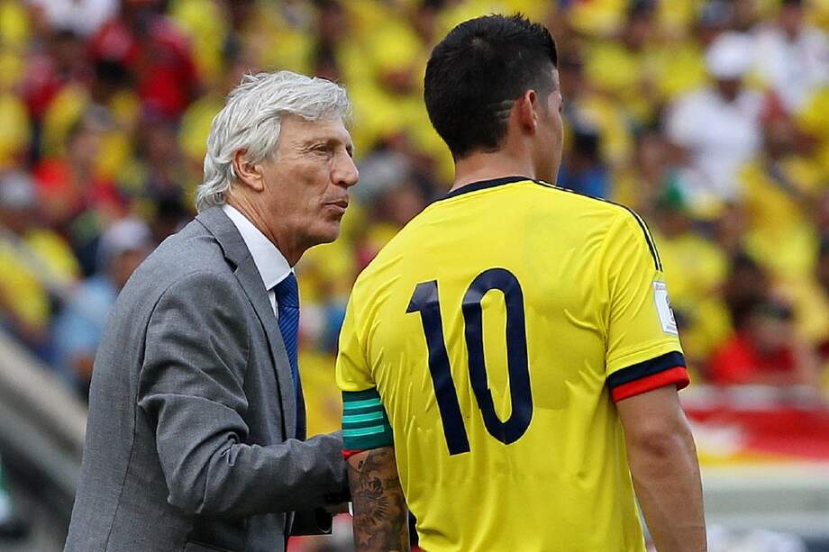 José Pékerman y James Rodríguez. Colombia depende de la lucidez de ambos. / EFE