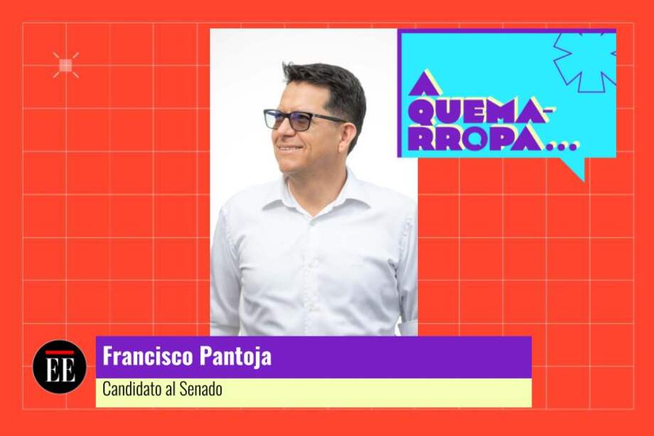 Francisco Pantoja es candidato al Senado por Fuerza Ciudadana. Tiene el número 83 en el tarjetón.