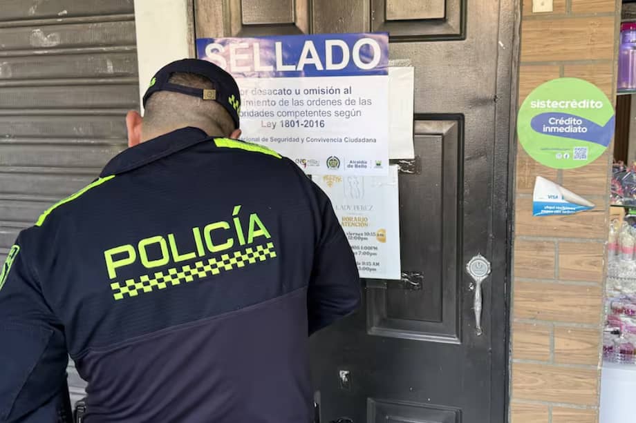 El operativo se desarrolló en seis establecimientos del sector de Niquía dedicados a la estética facial y corporal.