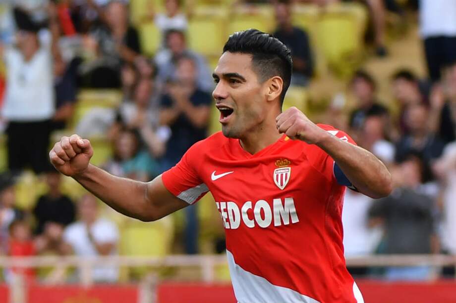 Falcao, delantero del Mónaco, ha marcado 201 goles en Europa. / AFP