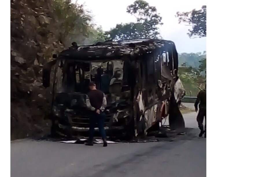 El bus cubría la ruta Medellín - Ituango.