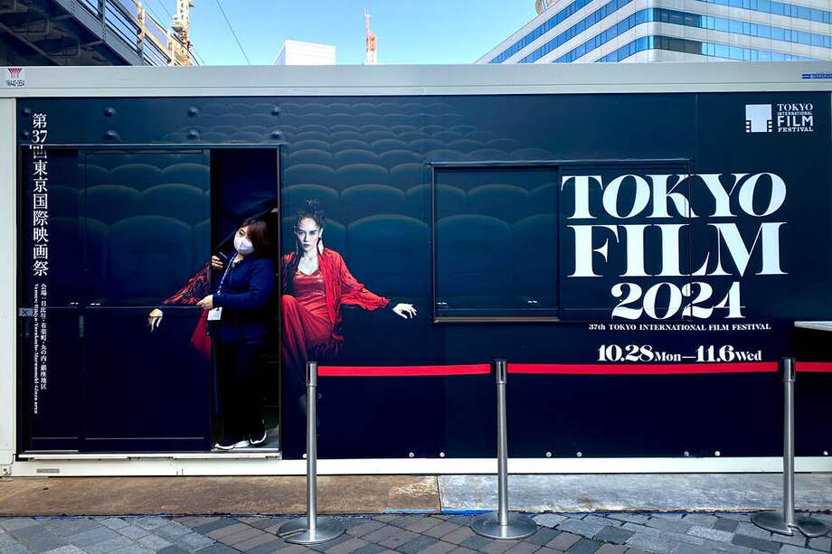 El Festival Internacional de Cine de Tokio usa este año contenedores como taquillas.