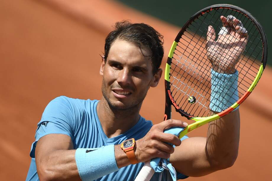 Rafael Nadal, el favorito a quedarse con el título de Roland Garros. / AFP