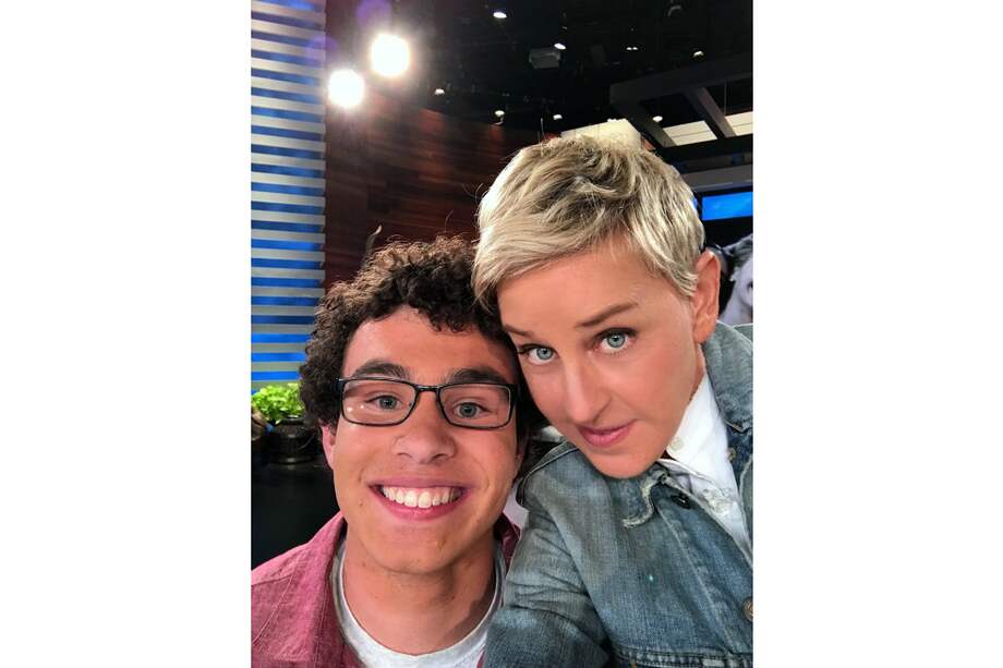 Carter Wilkerson & Ellen DeGeneres. / Tomada del Twitter de Ellen DeGeneres