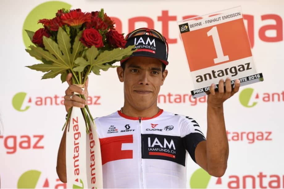 Pantano es el ciclista colombiano número 15 en ganar una etapa de un Tour de Francia. / AFP