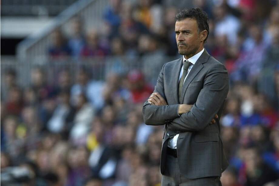 Luis Enrique, entrenador del Fútbol Club Barcelona hasta fin de temporada. / AFP