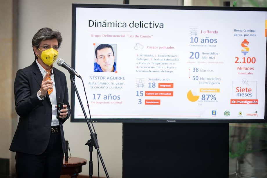 La alcaldesa indicó que se está haciendo seguimiento a otras dos bandas en la ciudad