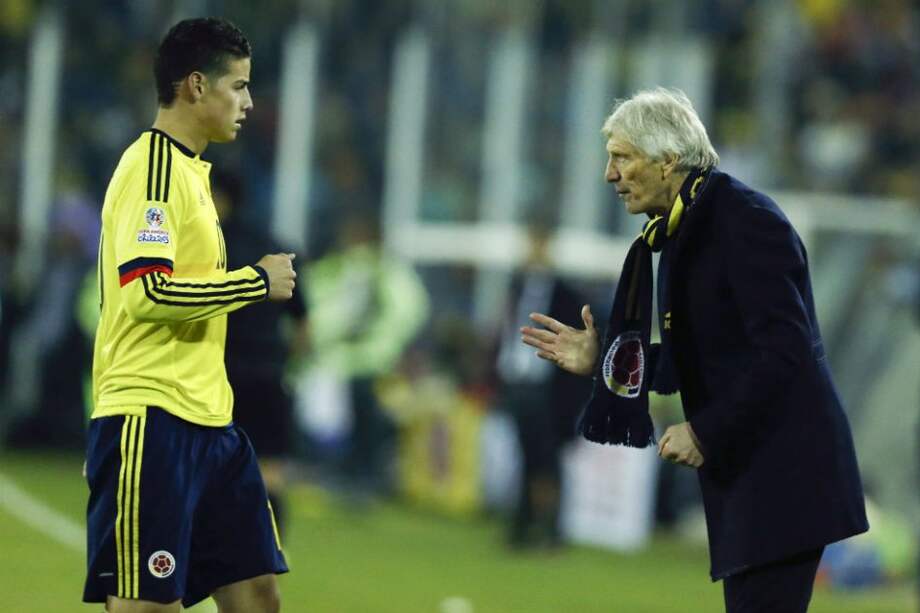 James Rodríguez, mediocampista de la selección de Colombia. Foto: AFP