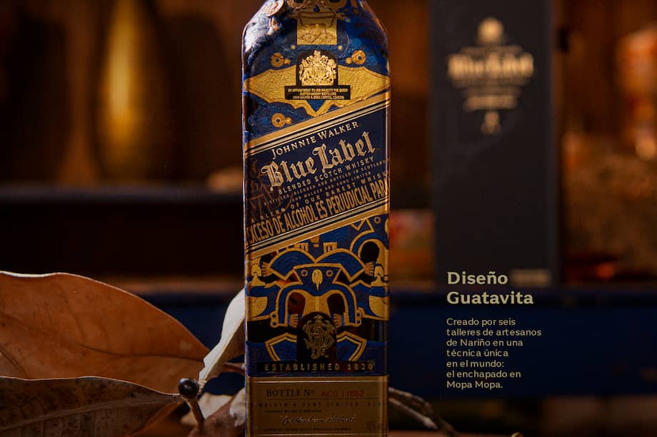 860 botellas, que cuentan con el Sello de Mara País, fueron intervenidas con enchapado en Mopa Mopa, Chaquiras y Tamo de Trigo.