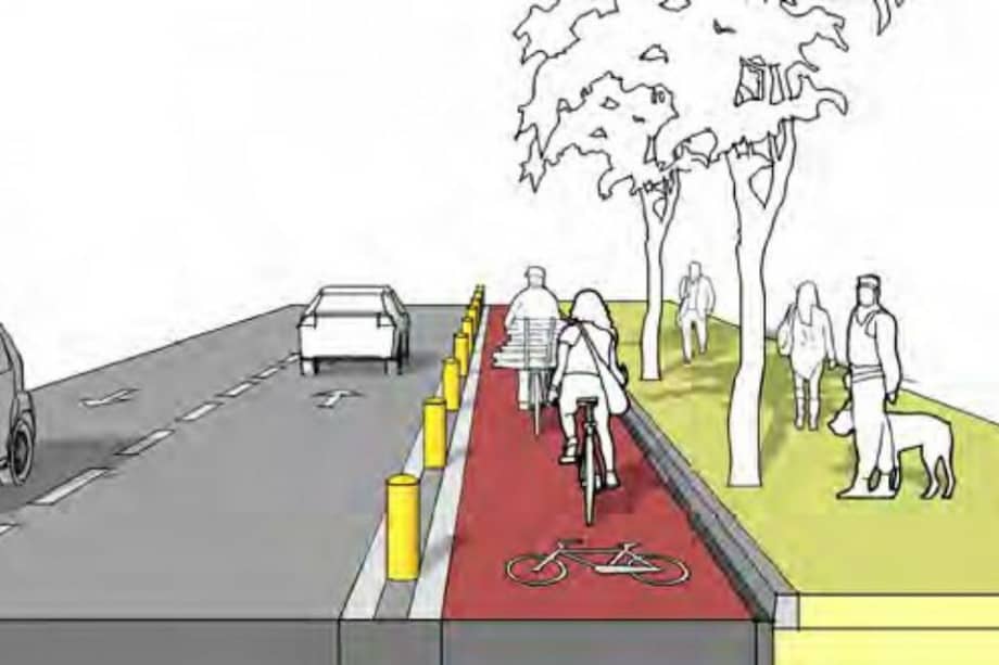 / Foto: tomada del informe "Guía ciclo-infraestructura para ciudades colombianas".