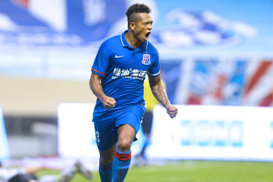 Fredy Guarín, mediocampista del Shanghai Shenua. / www.shenhuafc.com.cn