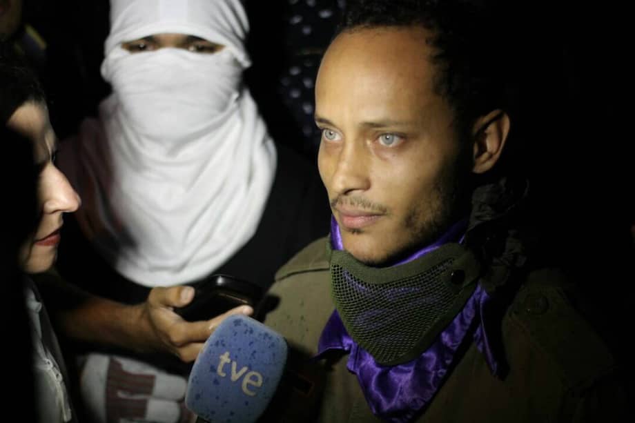 Oscar Pérez. Tomada de Twitter: @AlbertoRT51