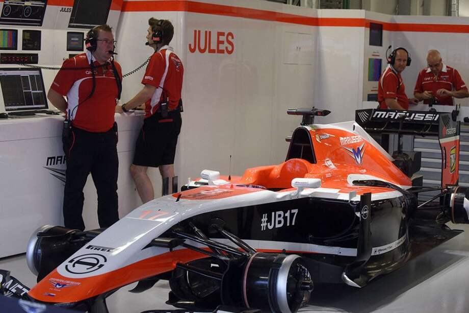 Monoplaza del piloto francés, Jules Bianchi.//AFP