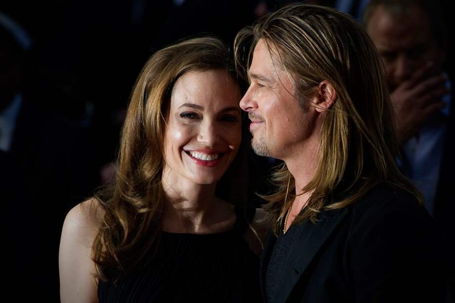 Angelina Jolie y Brad Pitt. / AFP