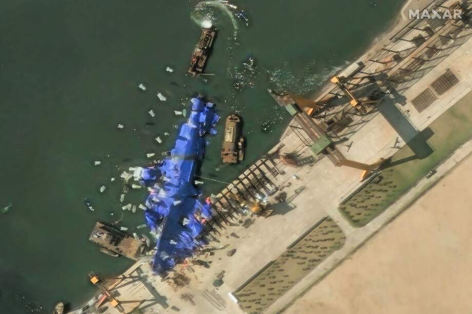 Corea del Norte intentó lanzar un destructor nuevo. Terminó dando un espectáculo vergonzoso ante la mirada atónita de Kim Jong-un.