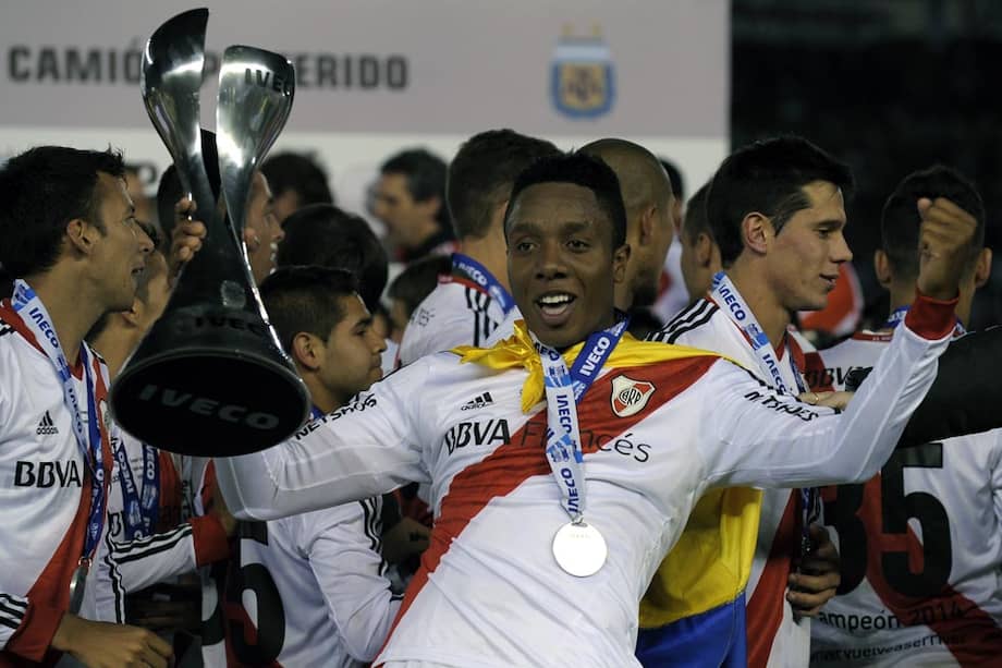 Carlos Carbonero fue campeón con River Plate. / EFE