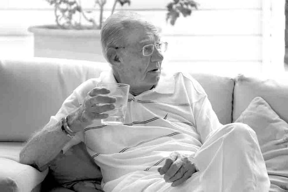 Una de las últimas imágenes del expresidente López fallecido en Bogotá el 11 de julio de 2007.