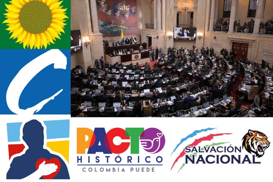 Estos son los partidos que cuentan con personería jurídica.
