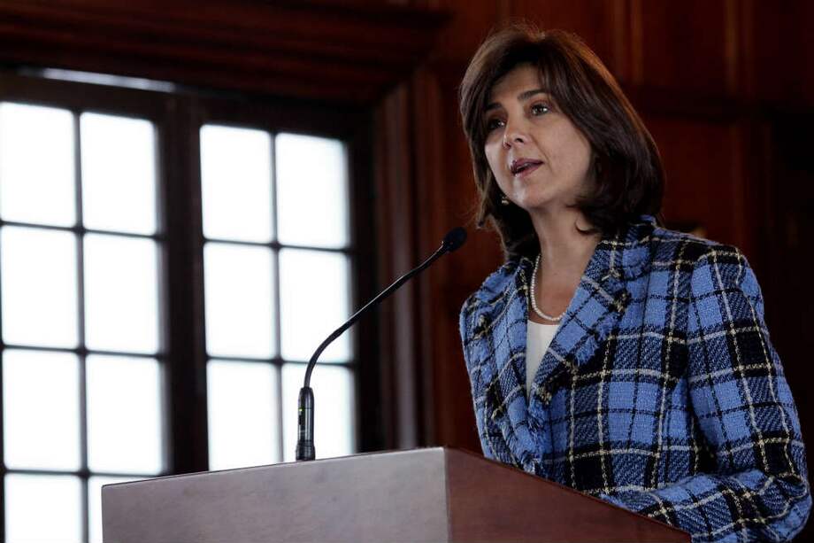 La canciller María Ángela Holguín ratificó el retiro de Colombia del Pacto de Bogotá, firmado por el país en 1948. / Cancillería