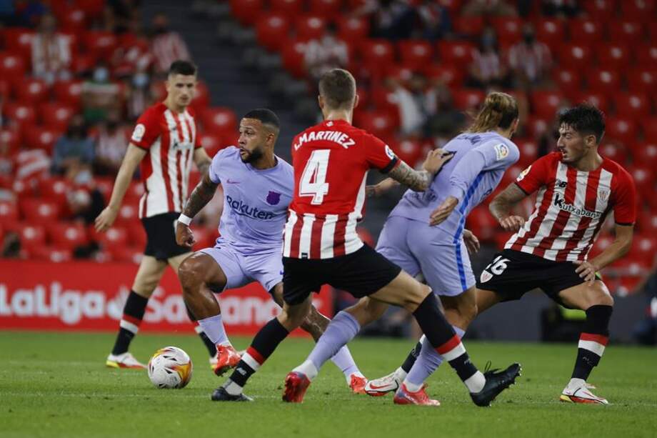 Memphis Depay es la esperanza de Barcelona ante la marcha de Lionel Messi. Hasta el momento, el neerlandés ha respondido.