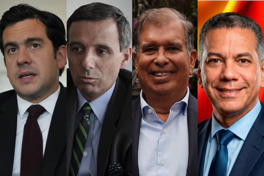 Rodrigo Lara, Miguel Gómez, Fabio Arjona y Jorge Mora.