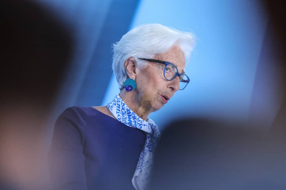 Christine Lagarde, cabeza del Banco Central Europeo. (Photo by Daniel ROLAND / AFP)