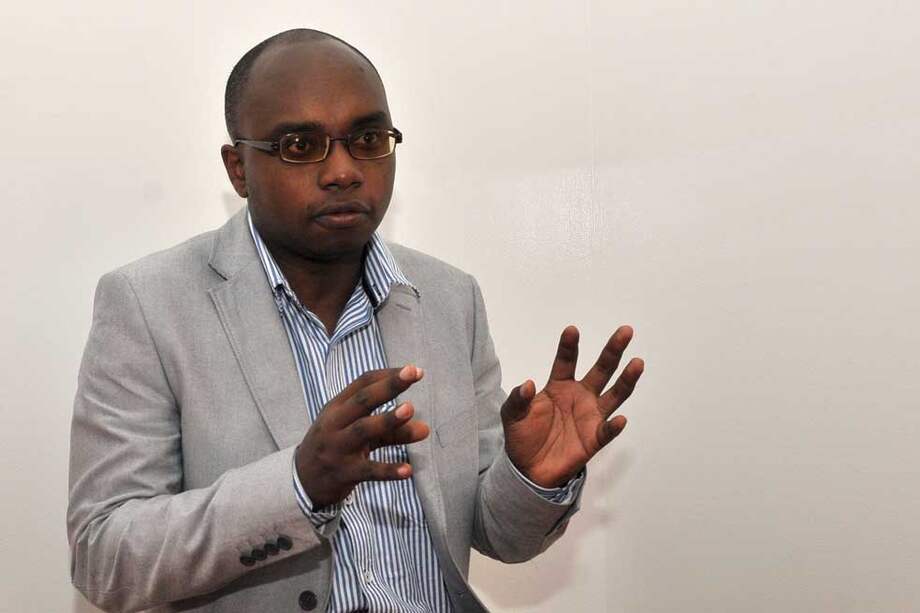 “Las comunidades afros estamos sufriendo un asalto de cinismo de quienes se quieren apropiar de lo que nos pertenece”, dice Diego Angulo. / Pamela Aristizábal