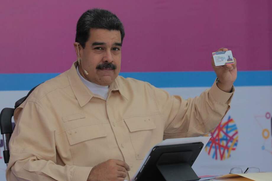 Nicolás Maduro tras anunciar la creación del Petro, una criptomoneda venezolana "para avanzar en materia de soberanía monetaria".