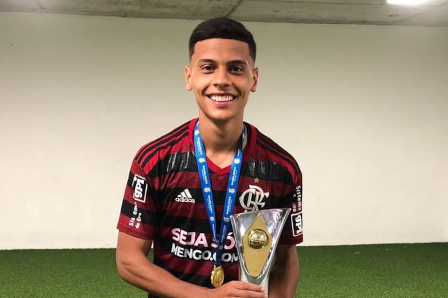 El colombiano había sobresalido con los equipos juveniles del Flamengo.