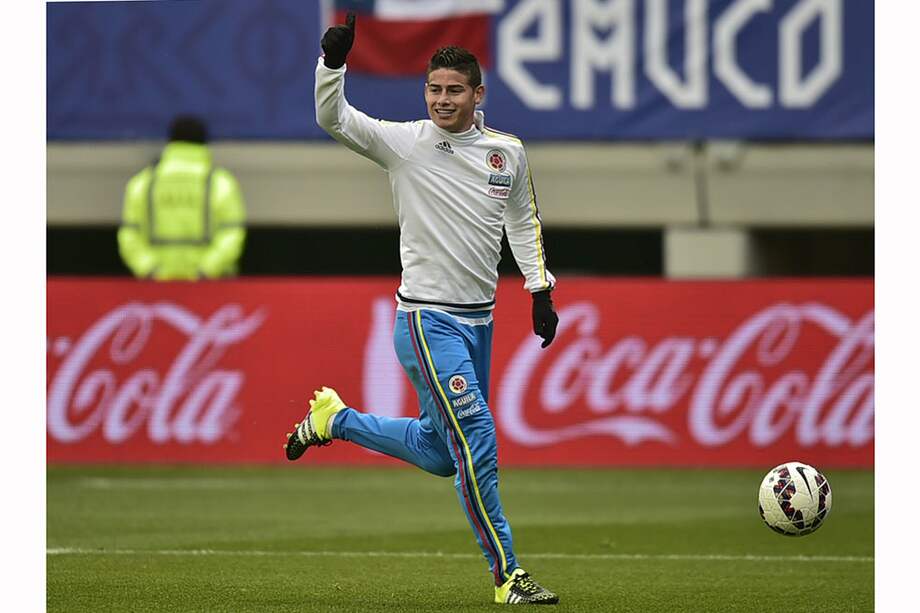 James Rodríguez lleva tres años actuando en la selección de mayores. / AFP