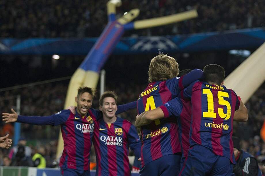 Barcelona venció 3-1 al París Saint Germain. Foto: EFE