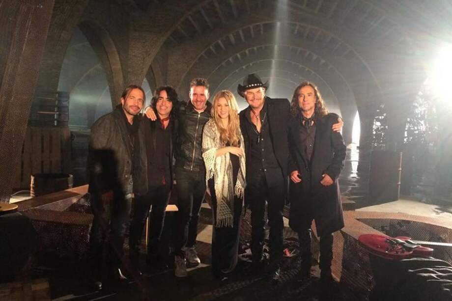 Maná y Shakira. / Tomada de Facebook.com/mana